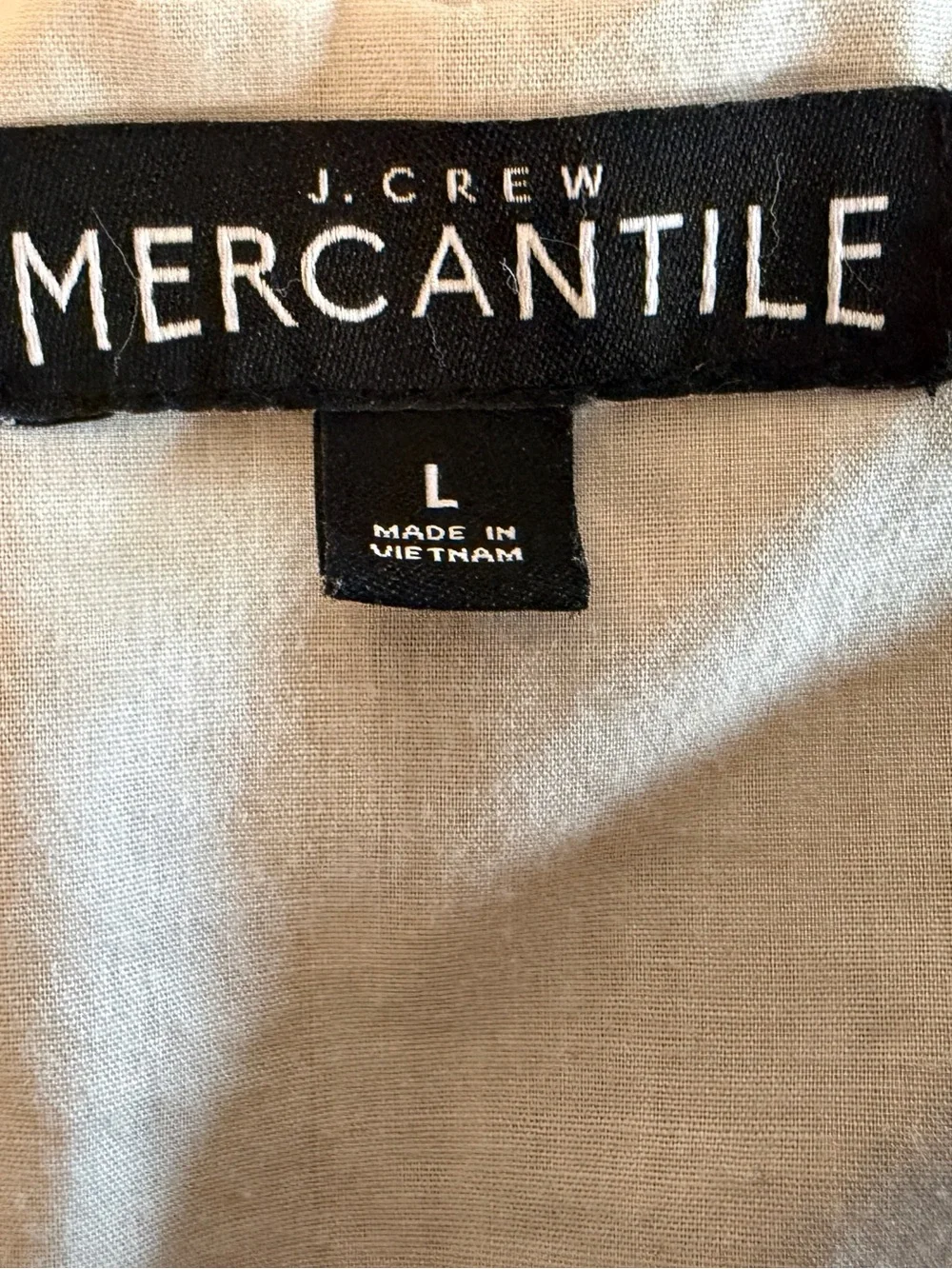 J.Crew Mercantile Men’s Large Navy Hooded Lightweight Utility Jacket Windbreaker